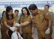 Dicanangkan Bupati Kumendong, penanggulangan KLB Polio di Minahasa dimulai