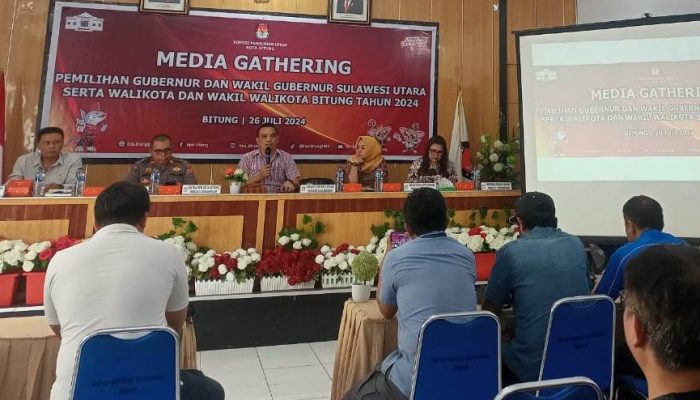 Gelar Media Gathering, KPU Bitung Ajak Bijak Dalam Bermedia Social
