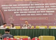 KPU Minahasa gelar Rakor bersama Bawaslu dan Disdukcapil soal DPSHP dan DPT