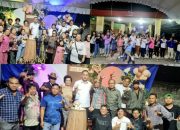 Hadiri syukuran warga di Kakaskasen, Penatua Michael Mait disambut bak artis