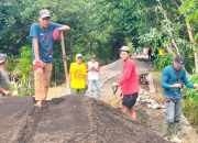 Pemdes Ongkau Satu lakukan pembangunan jalan Rabat Beton bersumber dari Dana Desa
