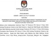 KPU Bitung Terima Masukan dan Tanggapan Masyarakat terhadap Pasangan Calon Walikota dan Wakil Walikota