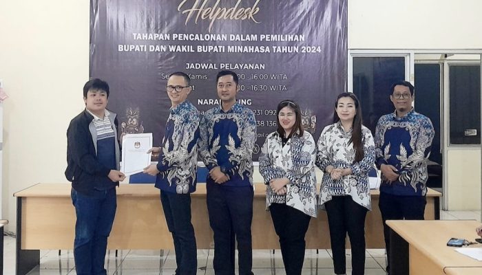 Usai tetapkan tiga Paslon, KPU Minahasa lakukan Pengundian dan Penetapan Nomor Urut hari ini