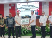 Bupati Noudy Tendean Tanda Tangani MOU Pemkab Minahasa Dengan BPJS Ketenagakerjaan