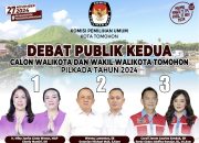 Saksikan Debat Publik Kedua Calon Walikota dan Wakil Walikota Tomohon Kamis 24 Oktober 2024