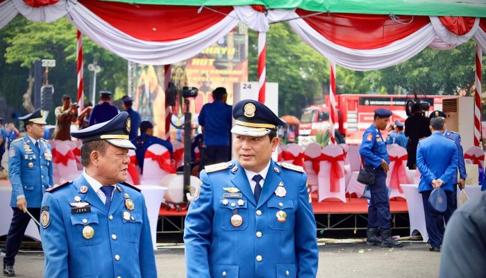 Bupati Jemmy Kumendong hadiri HUT ke-105 Pemadam Kebakaran di Surabaya