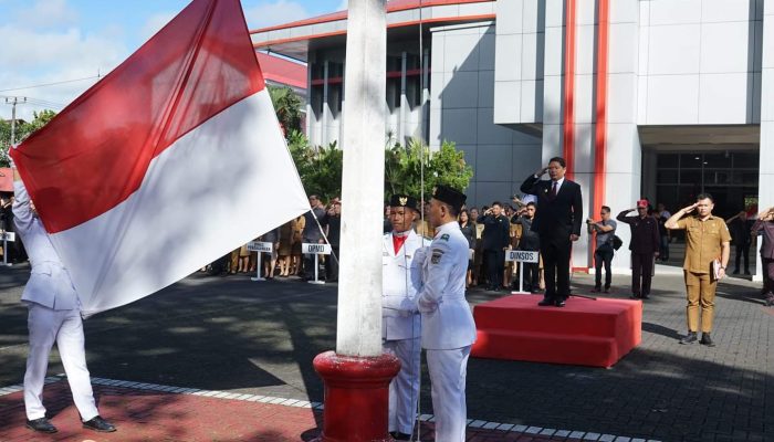 Peringatan Harkitnas di Minahasa, Bupati Kumendong bacakan sambutan Menkominfo