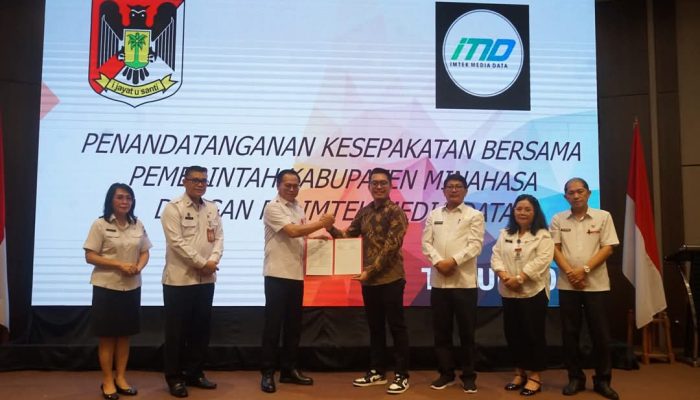 Bupati Noudy Tendean Hadiri Bimtek Aplikasi Siskeudes Online 2024 yang digelar dinas PMD