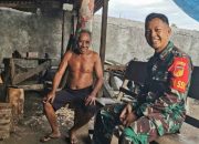 Dan SSK Lakukan Komsos Bersama Warga Sekitar di Lokasi TMMD