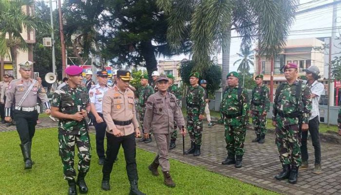 Siap Amankan Mudik Lebaran, Polres Bitung Gelar Apel Operasi Ketupat 2025