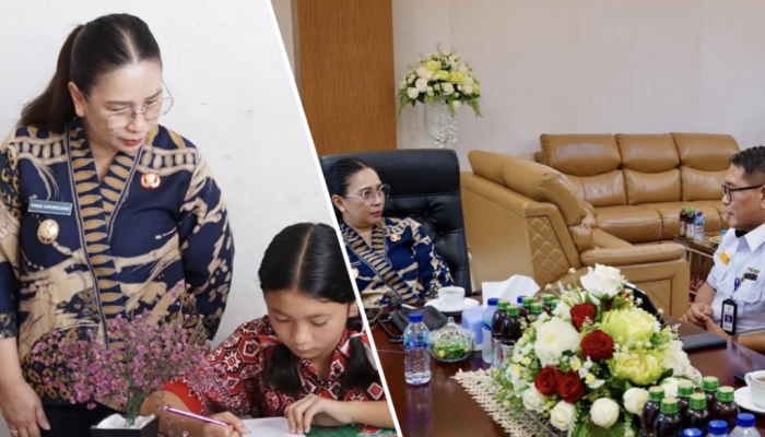 Wabup Vasung pantau USAJ di SD Kauneran Sonder, setelahnya terima audiensi direktur API Banyuwangi