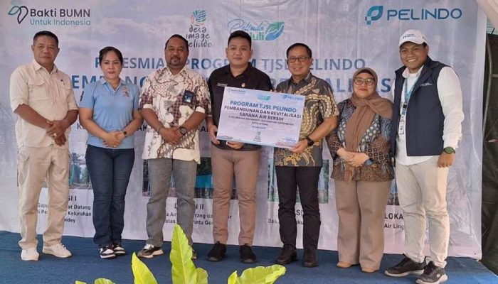 Kolaborasi Pemkot Bitung dan PT Pelindo Wujudkan Akses Air Bersih untuk Wakil Wali Kota Bitung Resmikan Revitalisasi Air Bersih