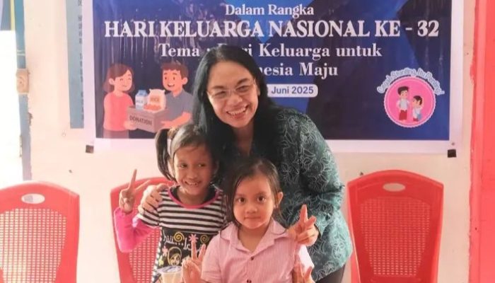 Ellen Honandar di Garis Depan Peringatan Harganas Bitung