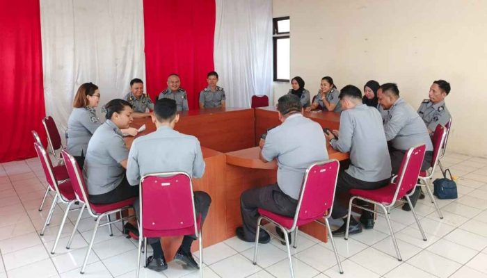 Lapas Bitung Perkuat Strategi Komunikasi Lewat Rapat Tim Humas