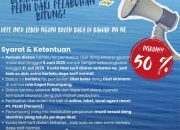 Pelni Berlakukan Diskon 50 Persen Tiket Kapal Penumpang untuk Dorong Stimulus Ekonomi