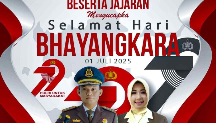 HUT Polri ke-79, Kajari Bitung Apresiasi Penurunan Kriminalitas oleh Polres Bitung