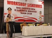 Dibuka Sekda Lynda Watania, Dinas PMD Kabupaten Minahasa gelar Workshop Sistem Keuangan Desa