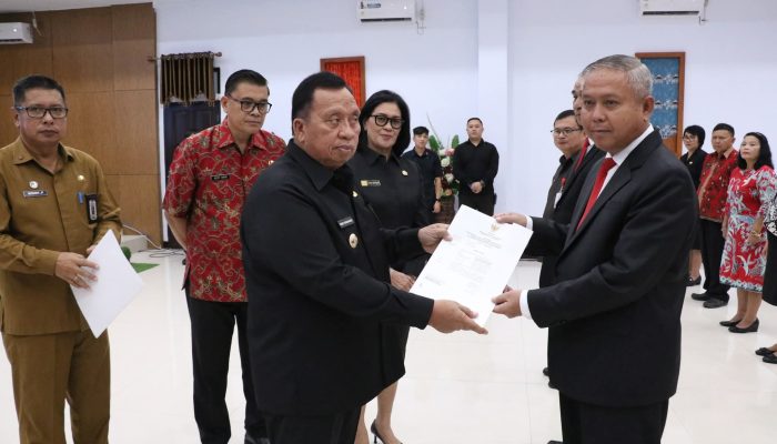 Arody dan Edwin didefinitifkan, Maringka Plt Kadis Pemuda dan Olahraga