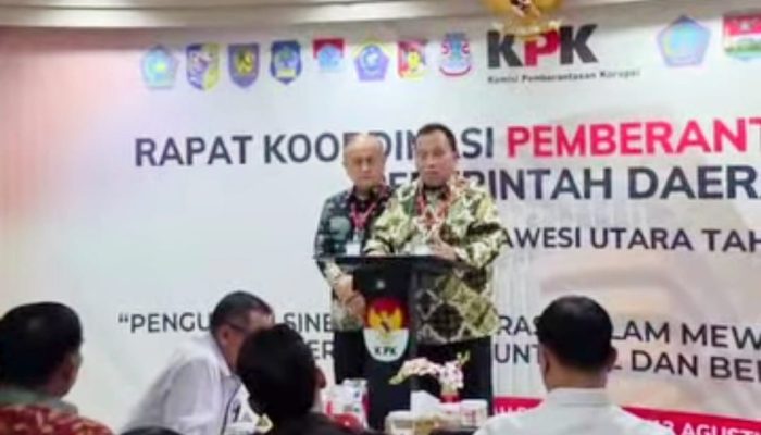 Hadiri Rakor Pemberantasan Korupsi di KPK RI, Bupati RD paparkan langkah strategis Pemkab Minahasa cegah korupsi