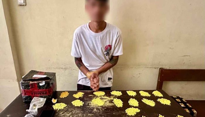 Polisi Tangkap Pengedar Hexymer di Bitung, 2.060 Butir Disita