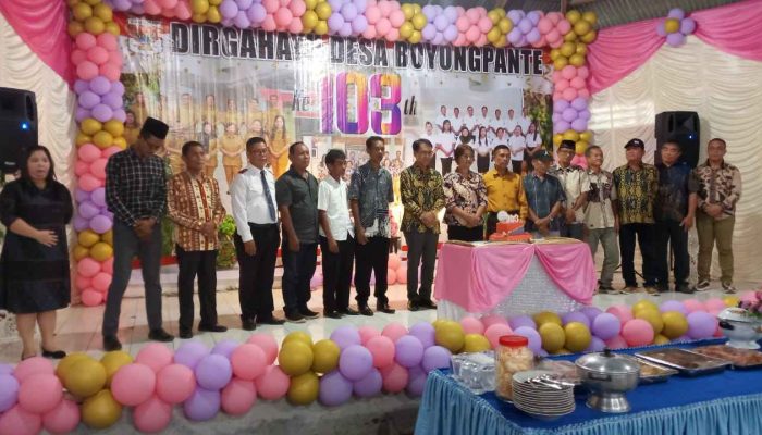 Desa Boyongpante Rayakan HUT ke-103 dengan Syukuran