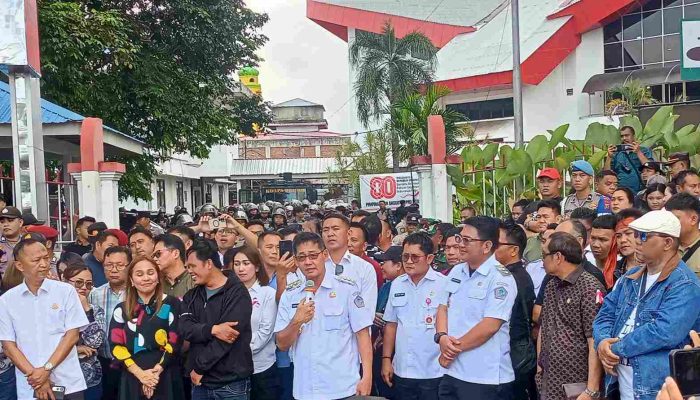 Demo Aliansi Bitung Bergerak Disambut Positif Pemkot dan Dekot Bitung
