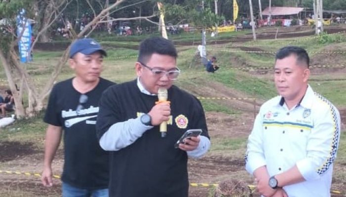 Wakil Wali Kota Bitung Buka Kejurnas Grasstrack Seri 2 Region V di Danowudu