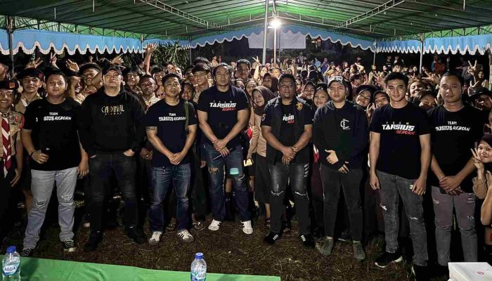 Polres Bitung Sentuh Karakter Generasi Muda lewat Perkemahan Pramuka