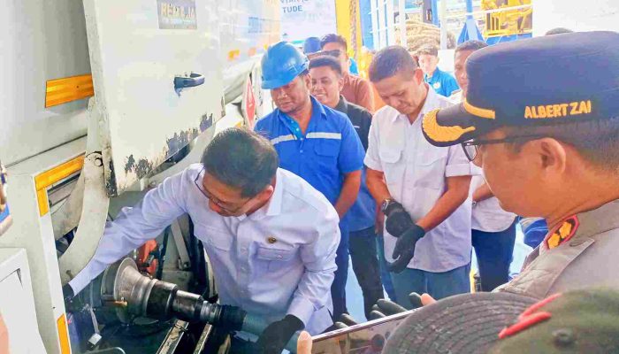 Wali Kota Bitung Resmikan Penggunaan BBM Bersubsidi untuk KMP Tude