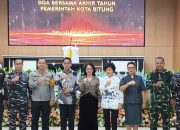 Kapolres Bitung Hadiri Ibadah dan Doa Bersama Akhir Tahun Pemkot Bitung