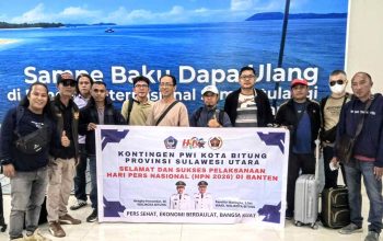 Rombongan PWI Bitung Bertolak ke HPN 2026 di Serang, Presiden Dijadwalkan Hadir