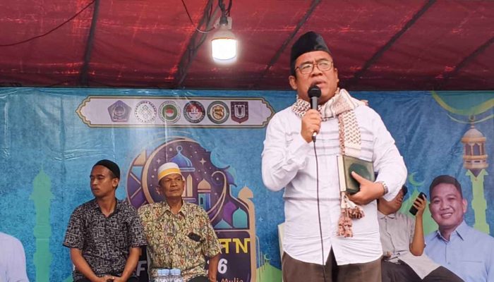 Hari Keempat Ramadan, Perumda Pasar Bitung Gelar Tausiyah di Pasar Takjil