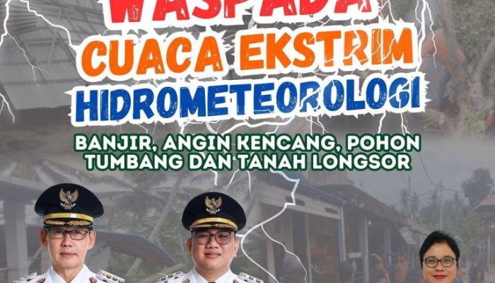 BPBD Bitung Imbau Warga Waspada Cuaca Ekstrem 4–6 Maret