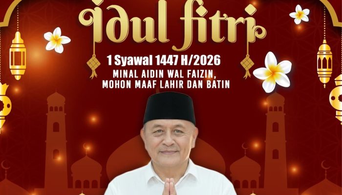 Ketua DPRD Minahasa Robby Longkutoy sampaikan selamat Idul Fitri dan hari raya Nyepi