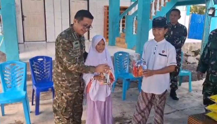 Anjangsana Satrol Kodaeral VIII Bitung, Menyapa dan Berbagi di Panti Asuhan
