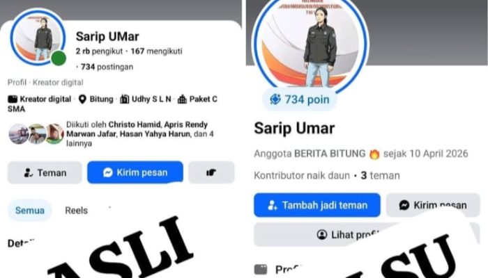 Akun Palsu Catut Nama Wartawan di Bitung, PWI Desak Polisi Bertindak Cepat