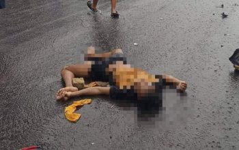 Pengendara Motor Tewas Usai Tabrakan dengan Pick Up di Bitung