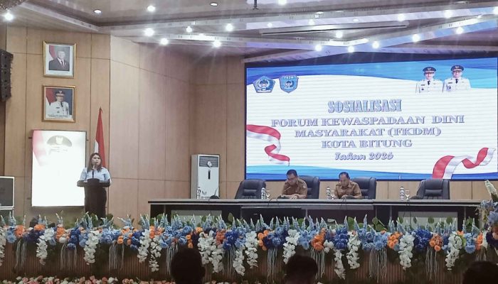 FKDM Bitung Gelar Sosialisasi Kewaspadaan Dini, Perkuat Sinergi Jaga Kondusivitas Daerah