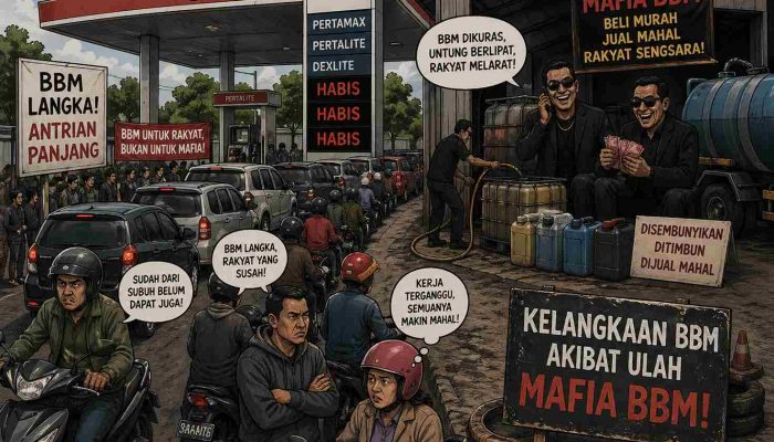 Solar Langka di Bitung, Dugaan Aksi “Mafia BBM” Bermodus Barcode Ganda Disorot