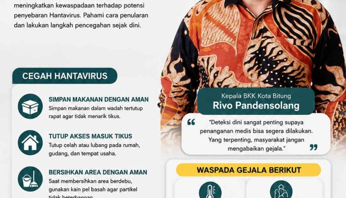 BKK Bitung Imbau Warga Waspadai Hantavirus, Rivo Pandensolang: Jangan Panik, Tapi Tetap Waspada