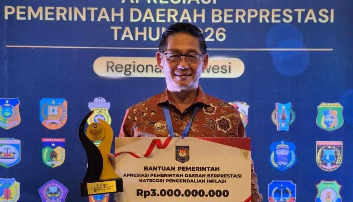Bitung Dapat Insentif Rp3 Miliar Usai Raih Penghargaan Pengendalian Inflasi