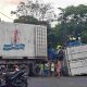 Kontainer Bermuatan Ikan Segar Terlepas di Jalan Yos Sudarso Bitung, Polisi Pastikan Situasi Tetap Aman