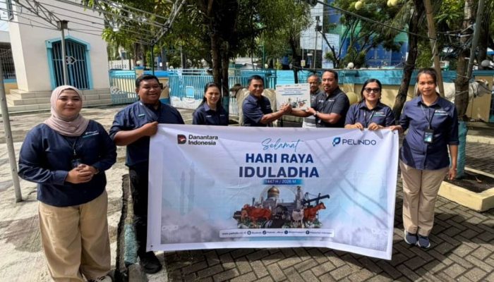 Berbagi di Iduladha, Pelindo Bitung Salurkan Hewan Kurban untuk Warga Sekitar Pelabuhan