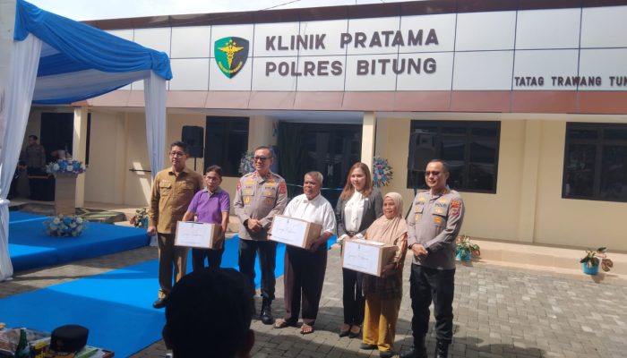 Peresmian Klinik Pratama Polres Bitung, Kapolres Tegaskan Komitmen Pelayanan Kesehatan Humanis