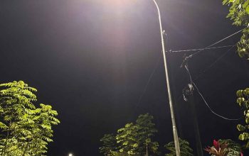 Michael Rambing Apresiasi Program PJU Pemkot Bitung, Warga Matuari Kini Nikmati Jalan yang Lebih Terang